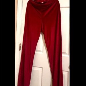 Manga Vibrant Red Wide Leg Pants